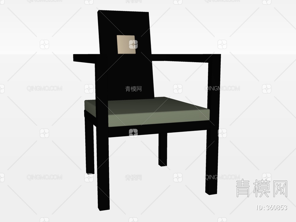 单椅SU模型下载【ID:360853】