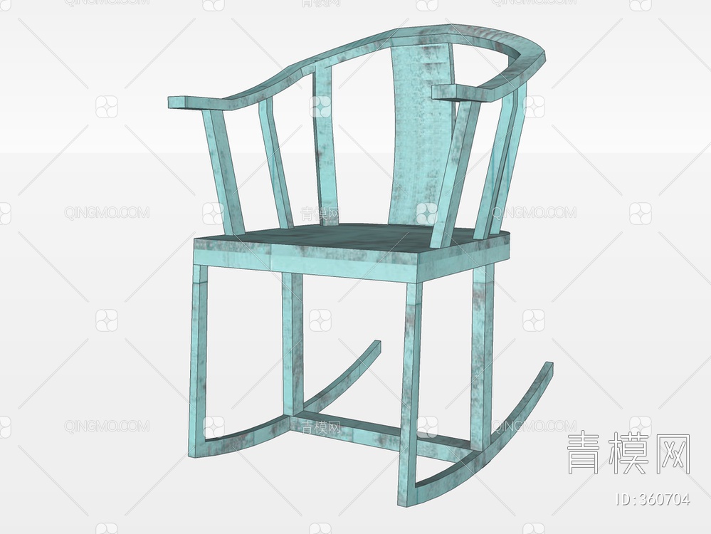 扶手单椅SU模型下载【ID:360704】