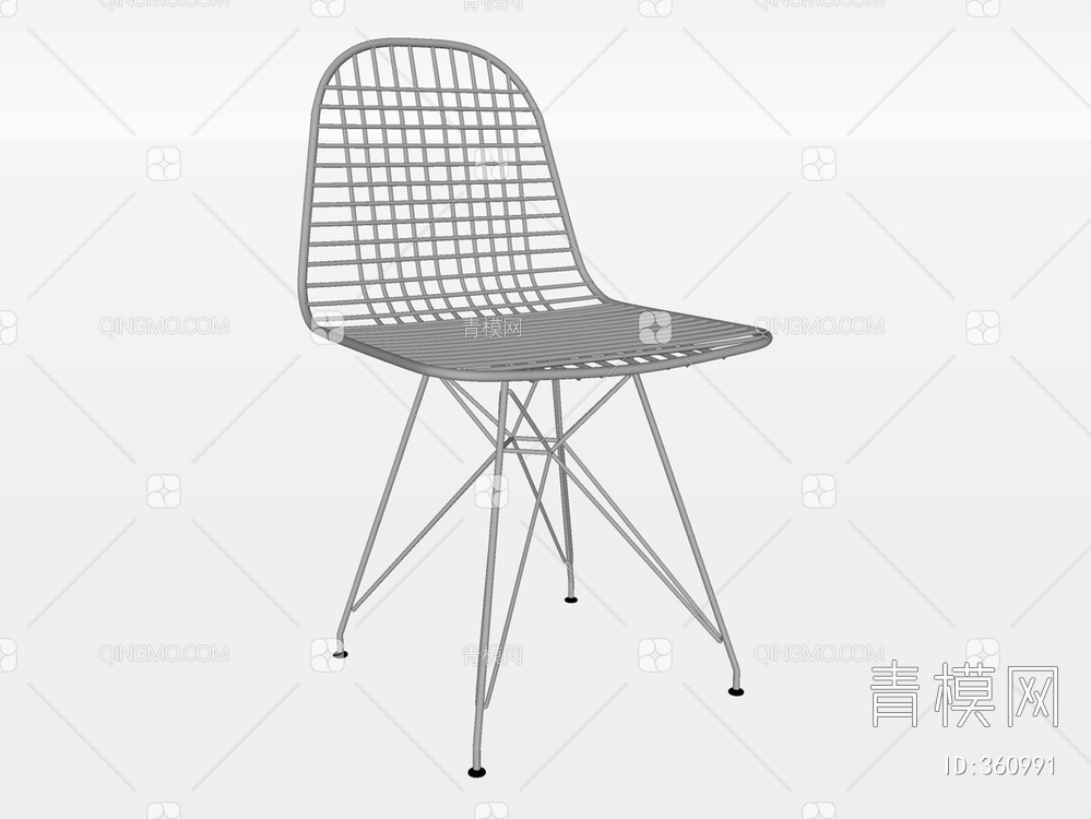 单椅SU模型下载【ID:360991】