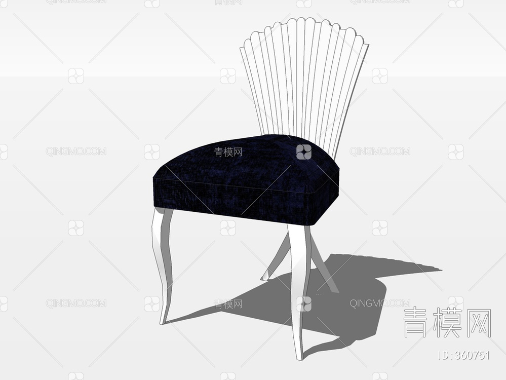 单椅SU模型下载【ID:360751】