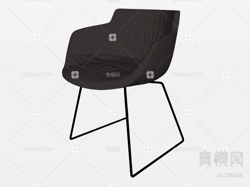 单椅SU模型下载【ID:360668】