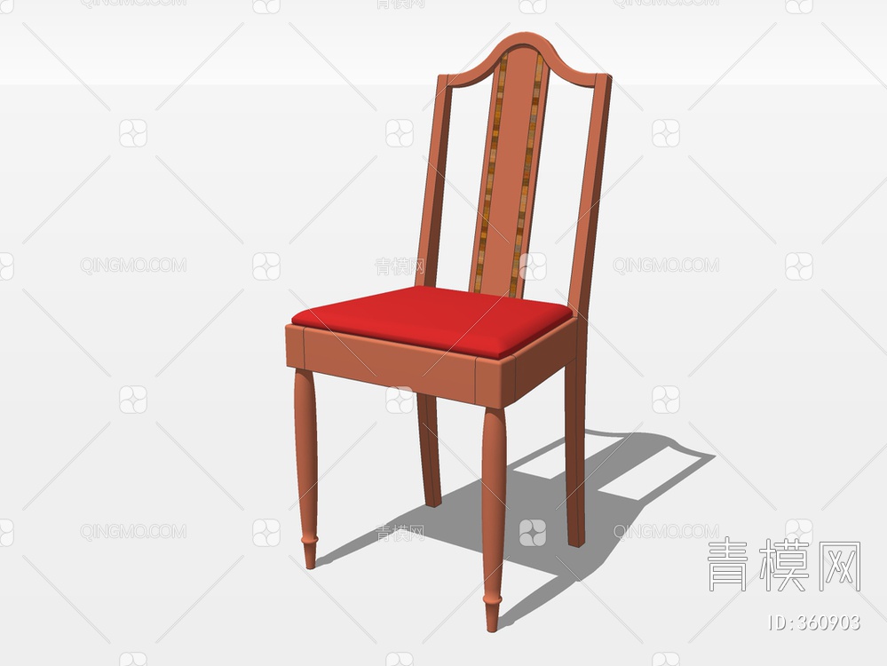 单椅SU模型下载【ID:360903】
