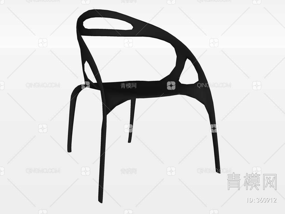 扶手单椅SU模型下载【ID:360912】