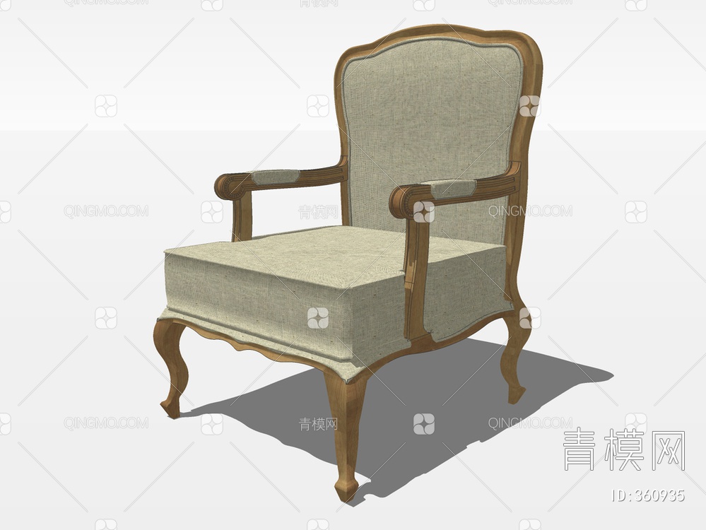单椅SU模型下载【ID:360935】