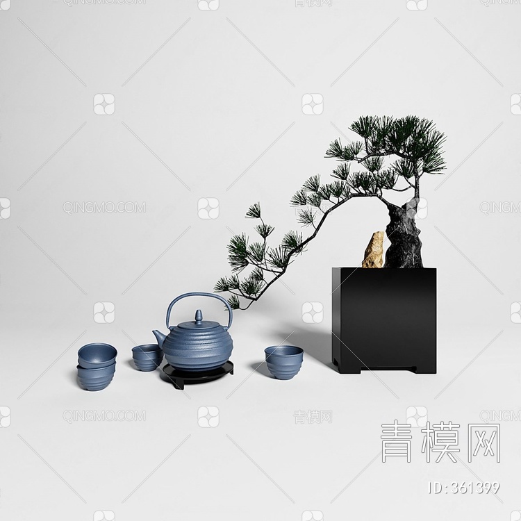 茶具3D模型下载【ID:361399】