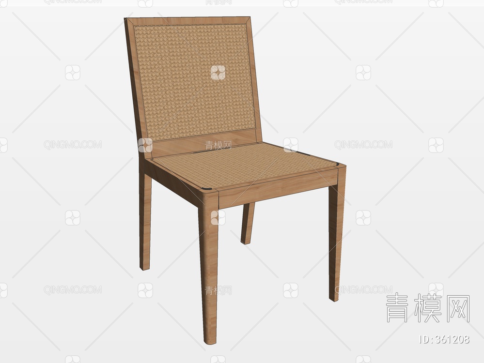 单椅SU模型下载【ID:361208】