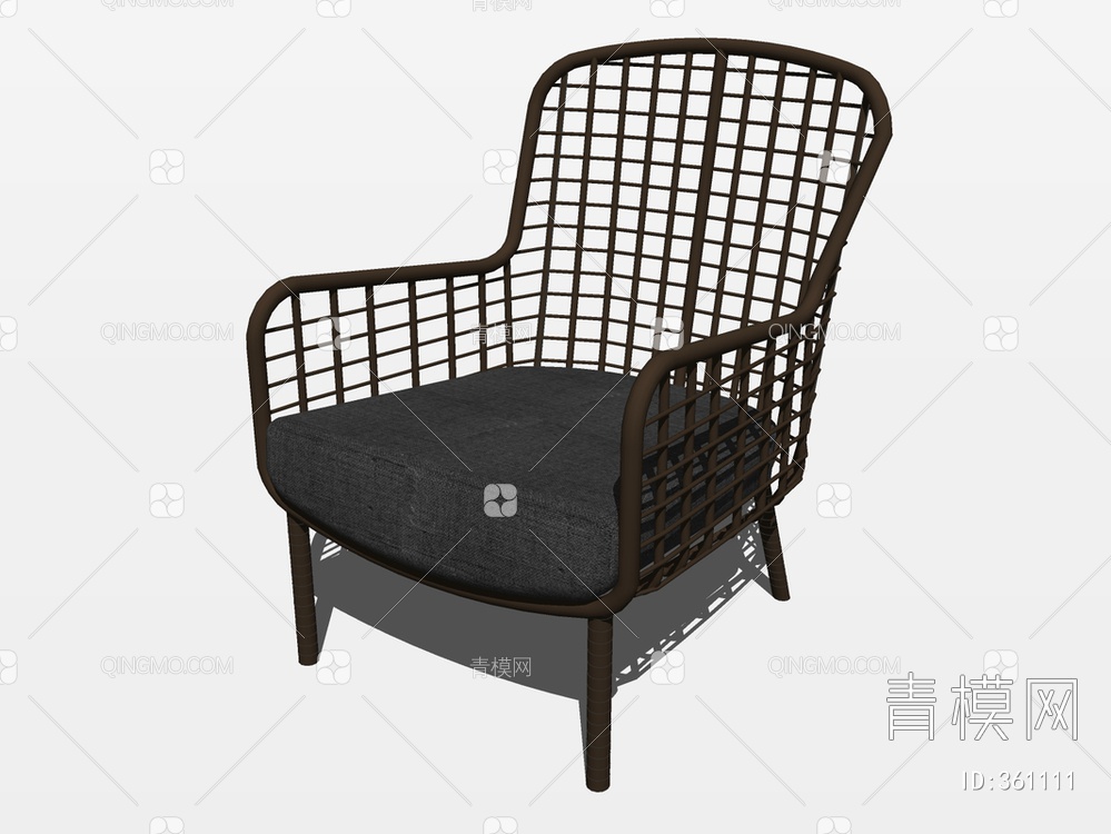 单椅SU模型下载【ID:361111】