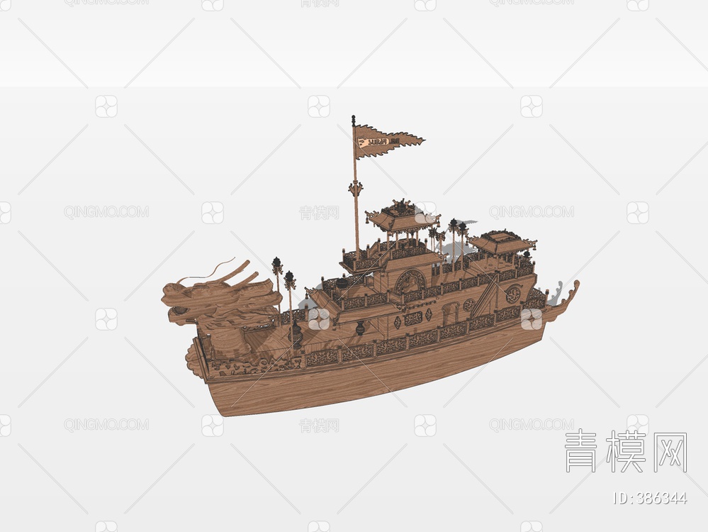 船SU模型下载【ID:386344】