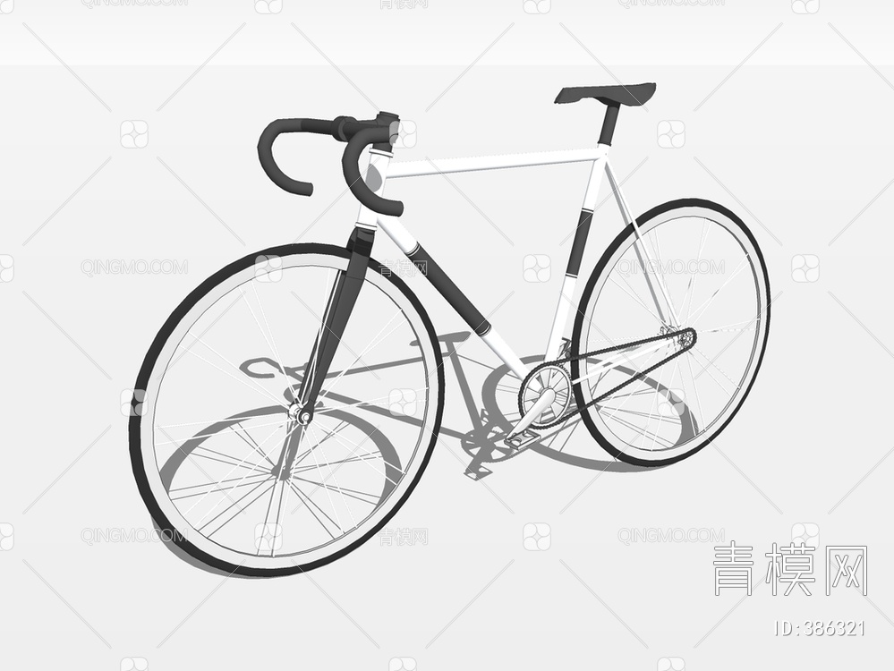 自行车SU模型下载【ID:386321】