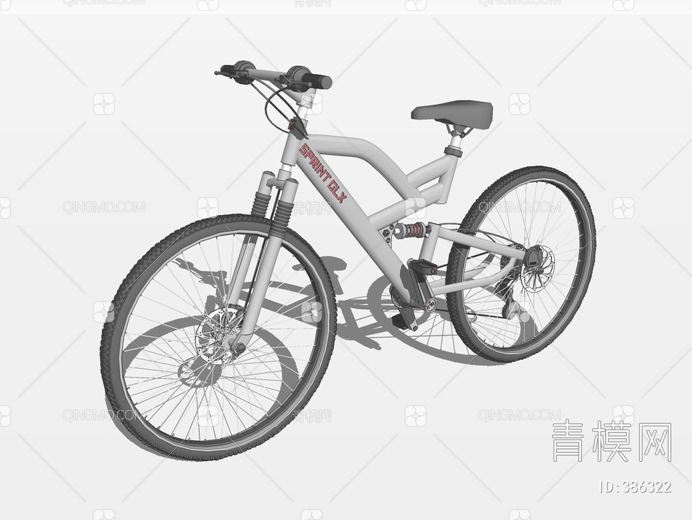 自行车SU模型下载【ID:386322】
