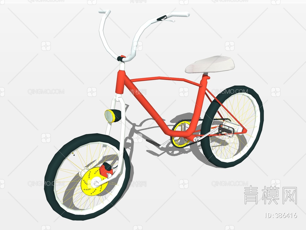 自行车SU模型下载【ID:386416】