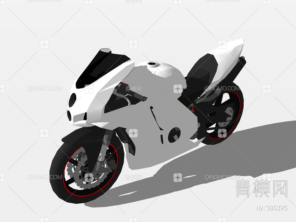 摩托车SU模型下载【ID:386395】