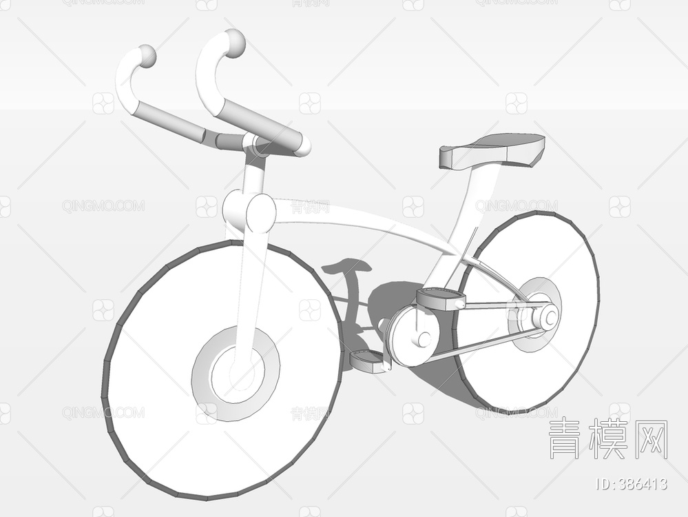 自行车SU模型下载【ID:386413】