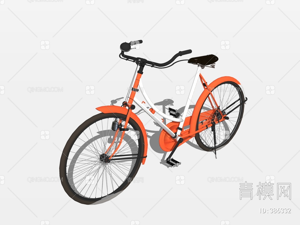 自行车SU模型下载【ID:386332】