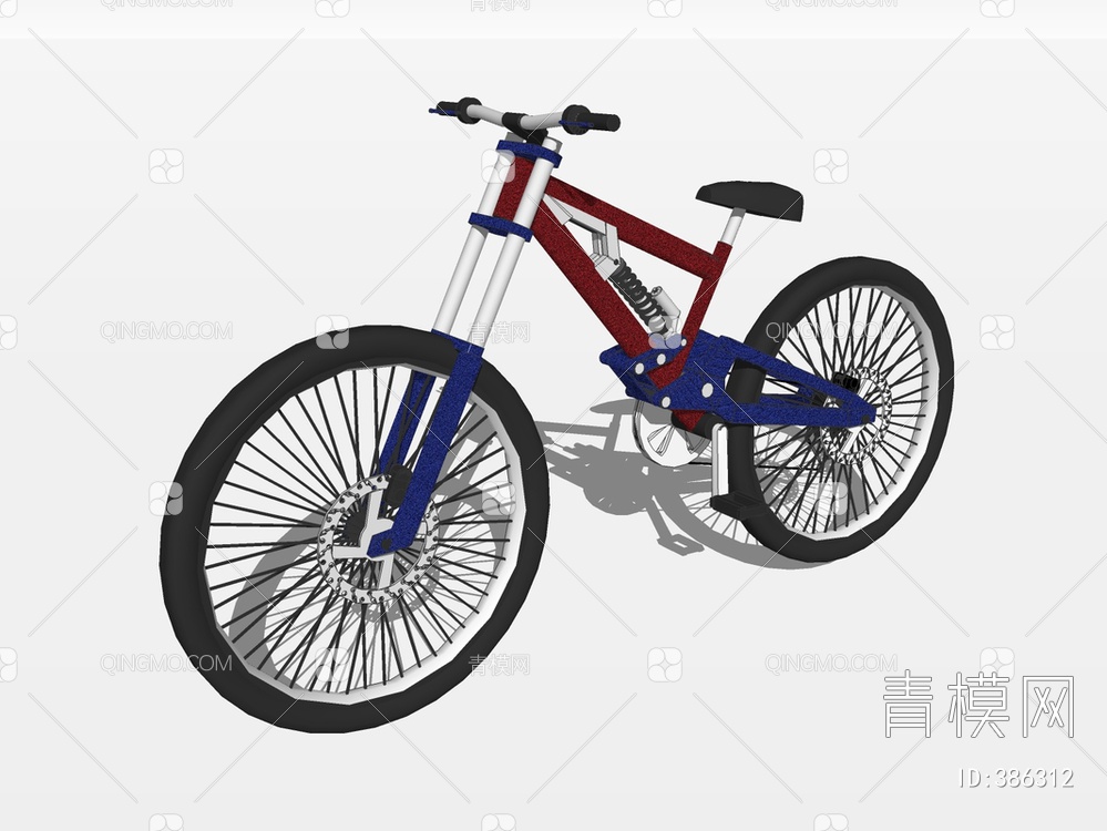 自行车SU模型下载【ID:386312】