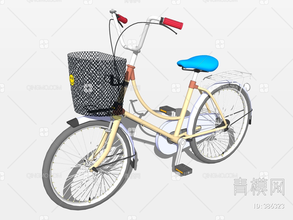 自行车SU模型下载【ID:386323】