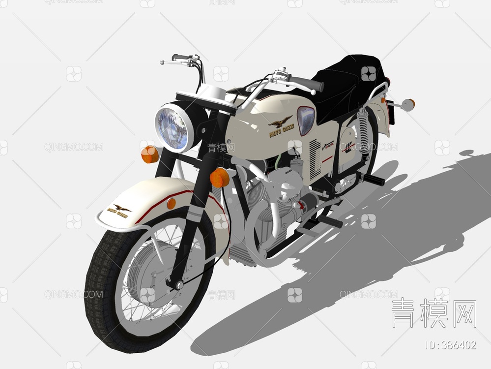 摩托车SU模型下载【ID:386402】