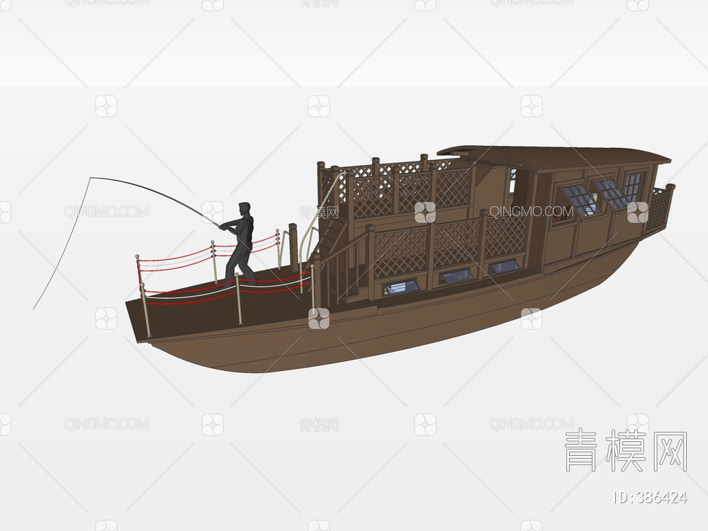 船SU模型下载【ID:386424】