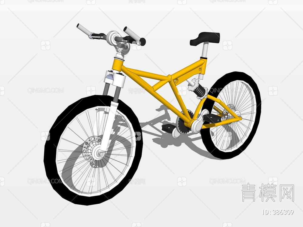 自行车SU模型下载【ID:386309】