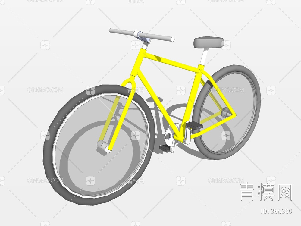 自行车SU模型下载【ID:386330】