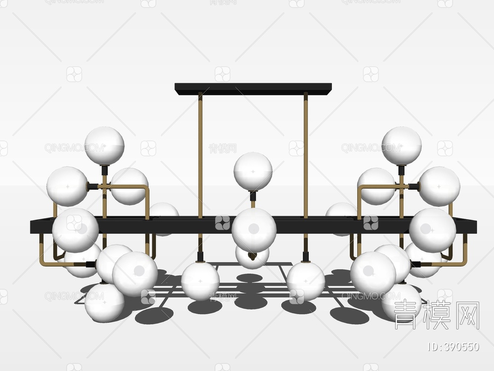 吊灯SU模型下载【ID:390550】