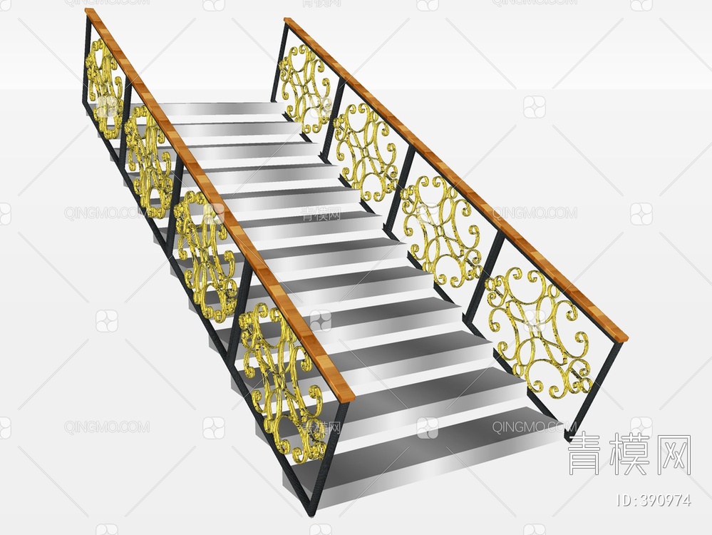 楼梯SU模型下载【ID:390974】