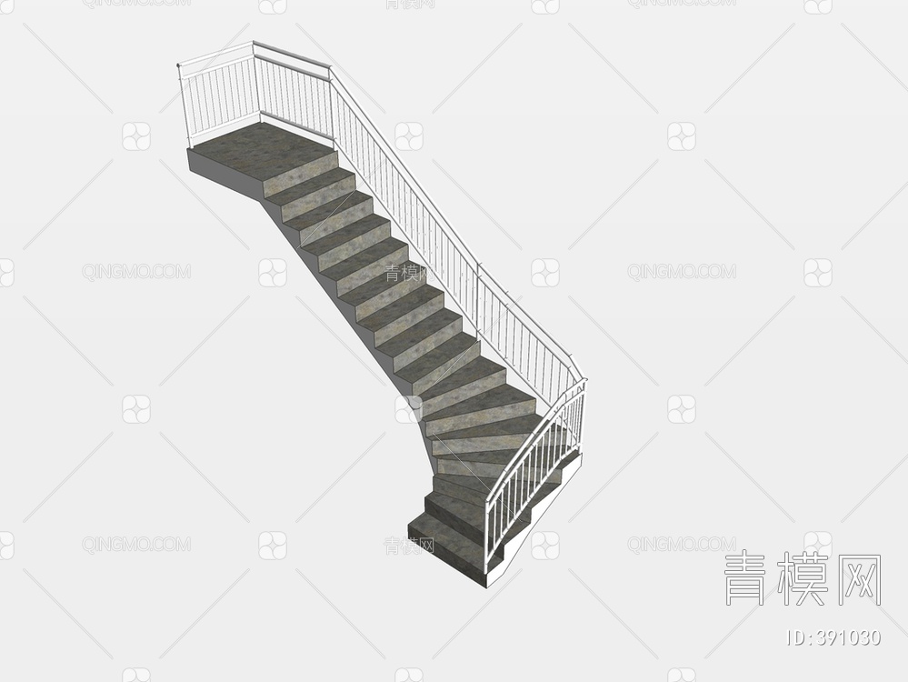 楼梯SU模型下载【ID:391030】