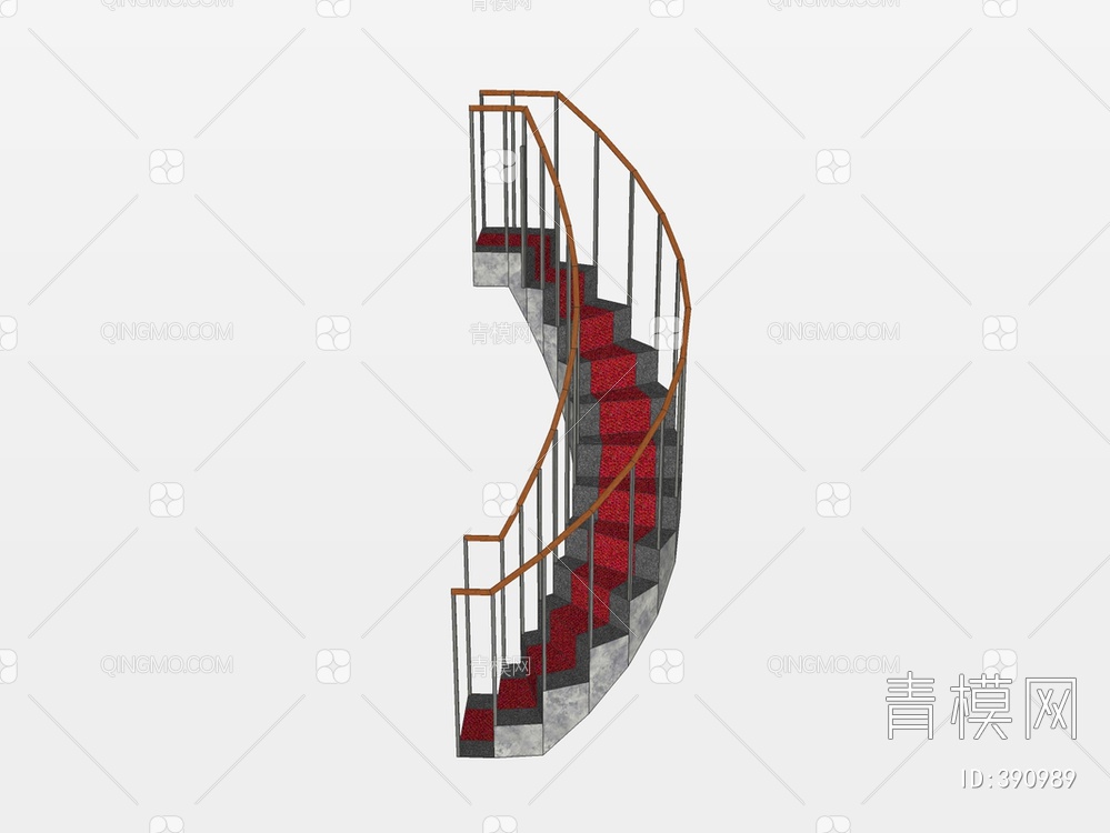 楼梯SU模型下载【ID:390989】