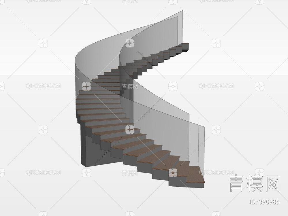 楼梯SU模型下载【ID:390985】