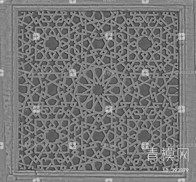 木雕花贴图下载【ID:393379】
