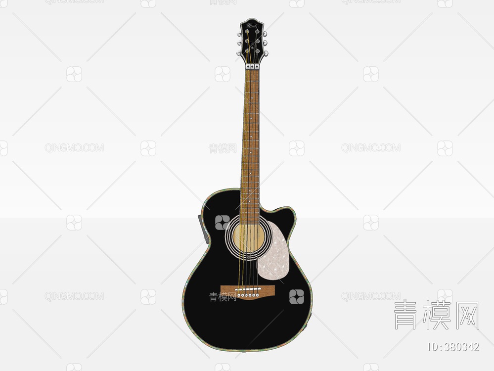 电吉他SU模型下载【ID:380342】