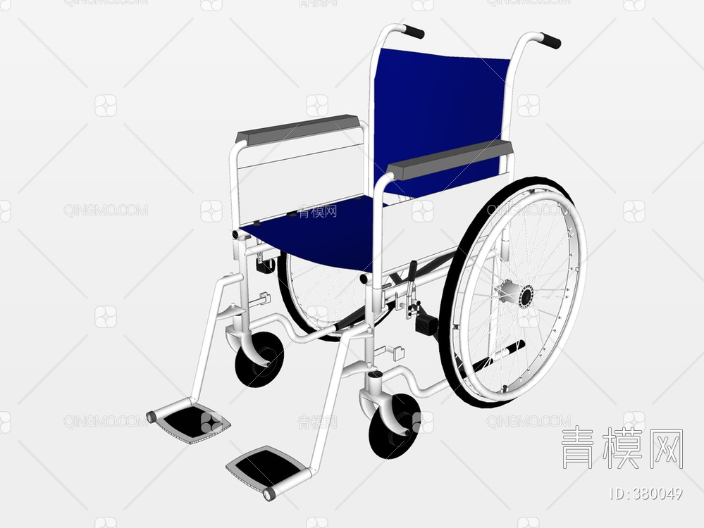 轮椅SU模型下载【ID:380049】