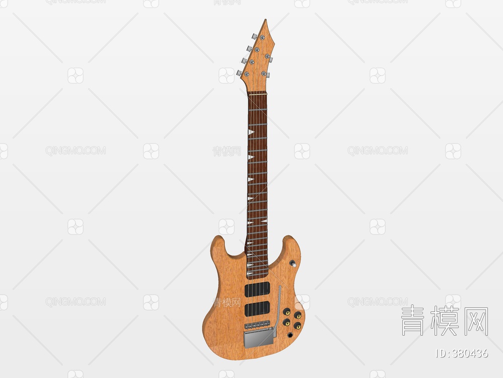 吉他SU模型下载【ID:380436】