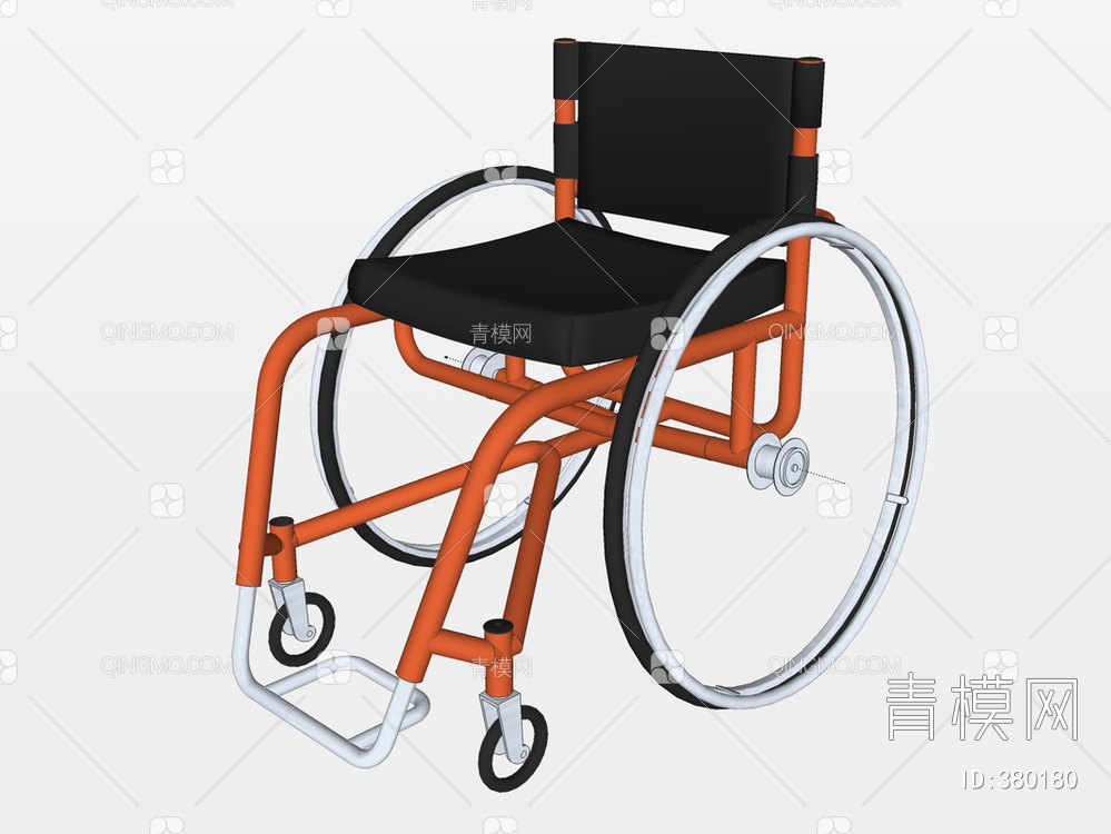 轮椅SU模型下载【ID:380180】