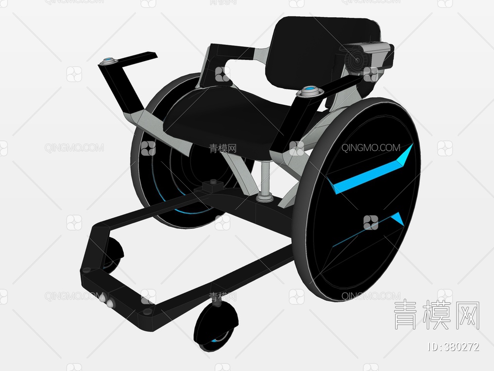 轮椅SU模型下载【ID:380272】