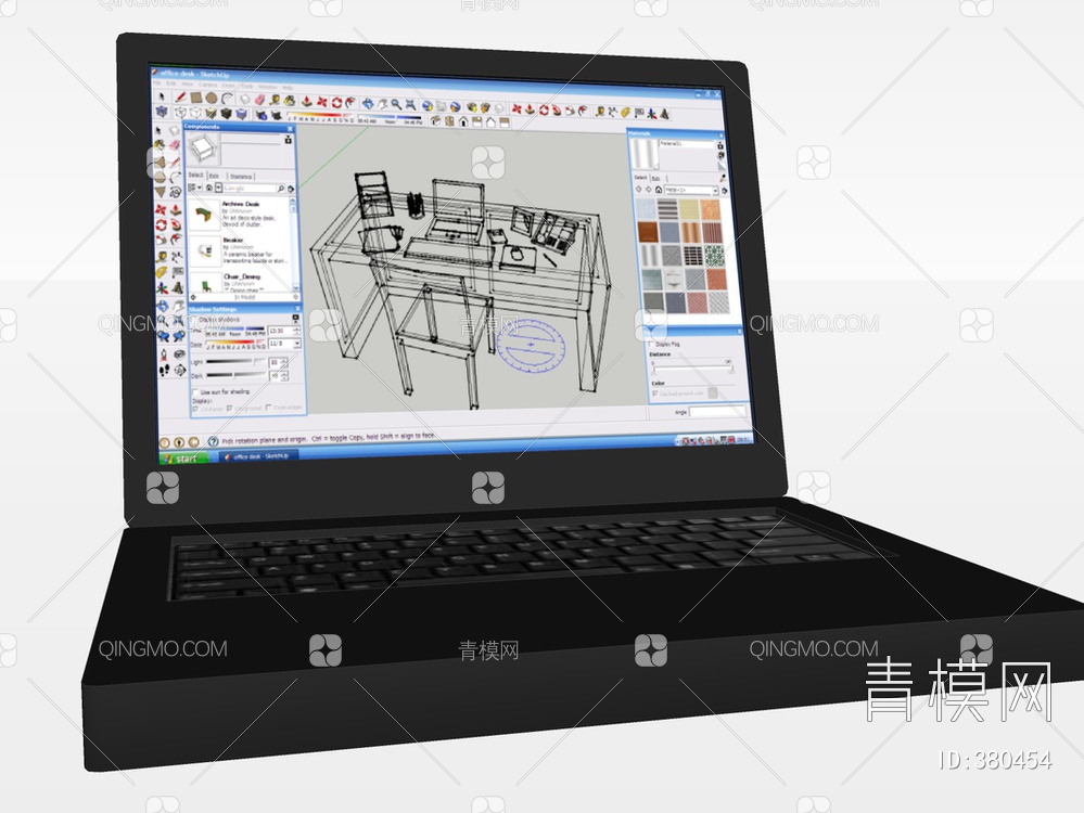 电脑SU模型下载【ID:380454】