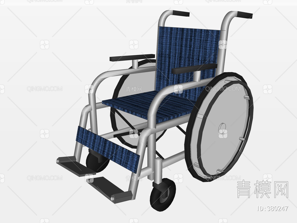 轮椅SU模型下载【ID:380247】