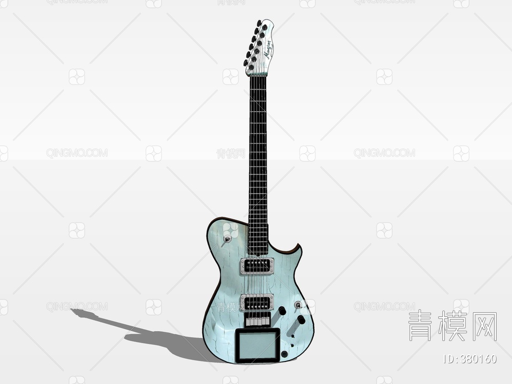 电吉他SU模型下载【ID:380160】