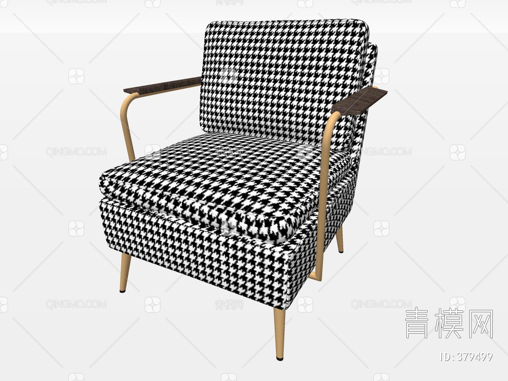 多人沙发座椅SU模型下载【ID:379499】