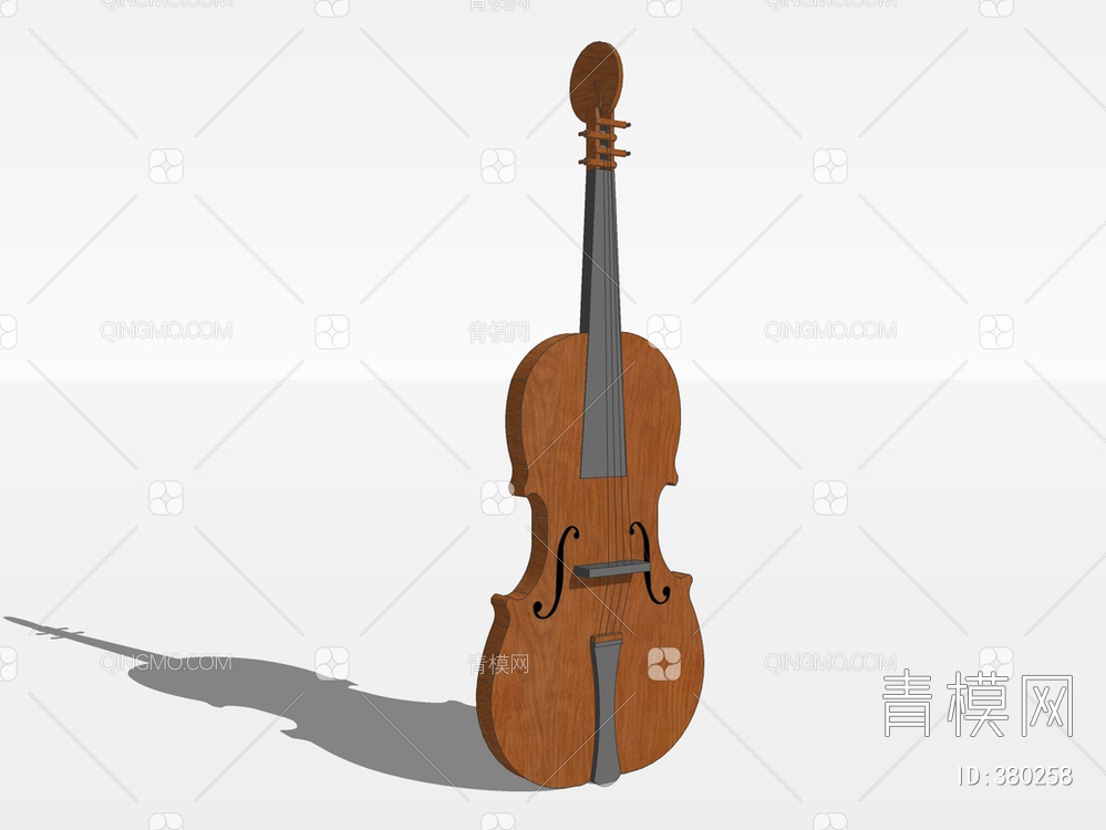 小提琴SU模型下载【ID:380258】