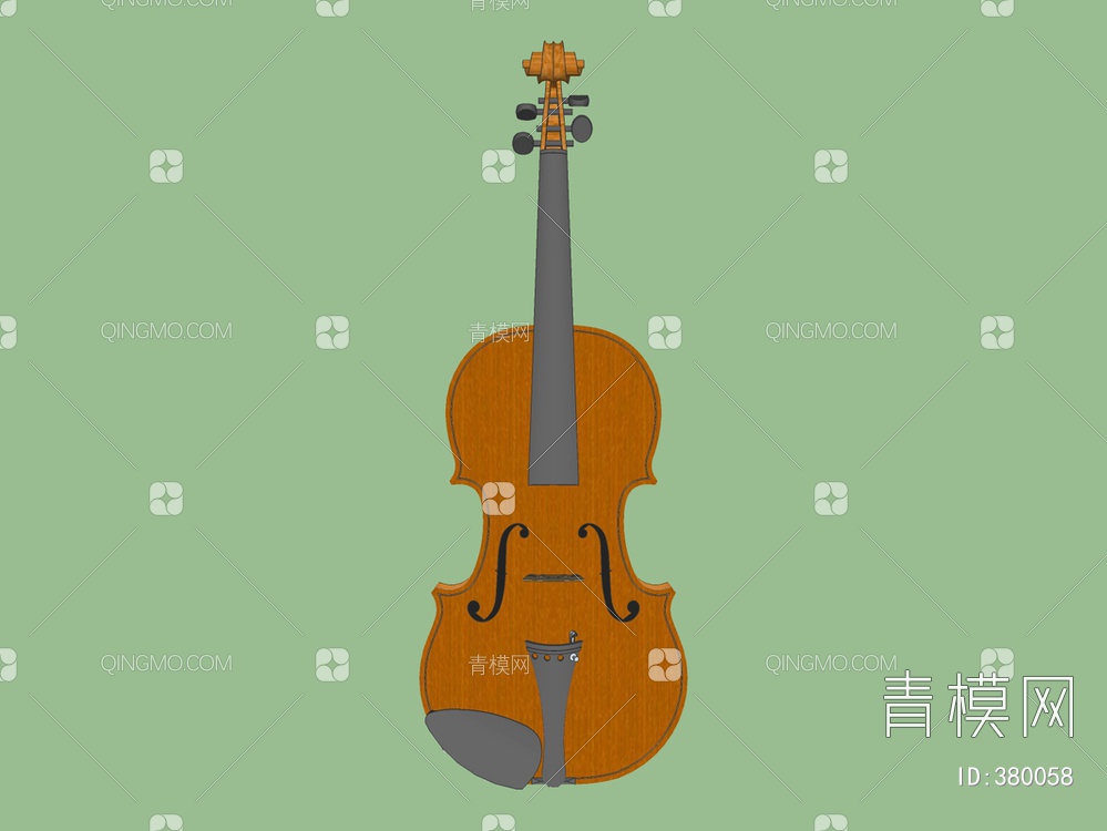 小提琴SU模型下载【ID:380058】