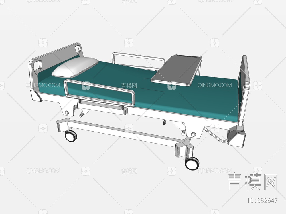 医护床SU模型下载【ID:382647】