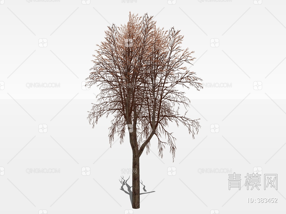 枯树冬季树SU模型下载【ID:383452】