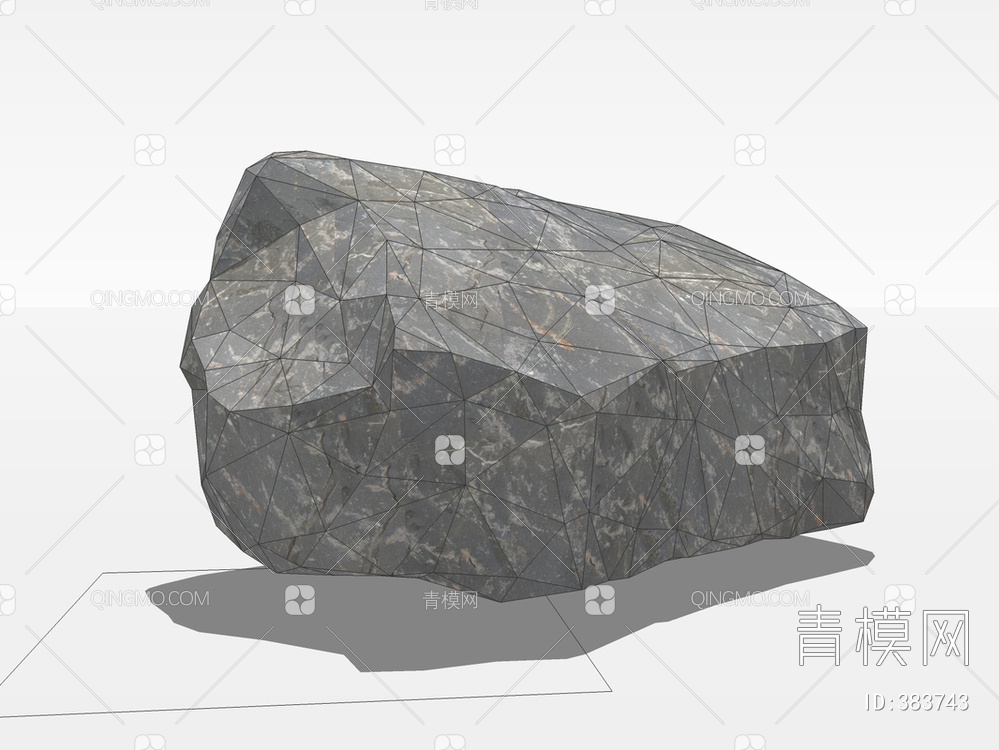 石头SU模型下载【ID:383743】