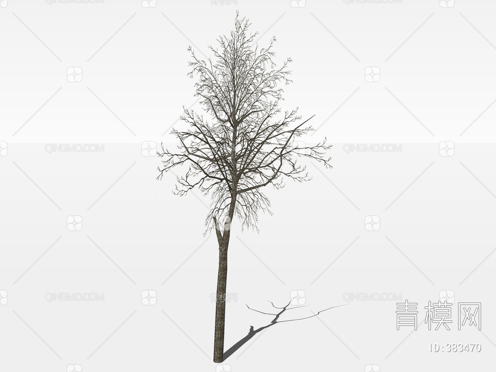 枯树冬季树SU模型下载【ID:383470】