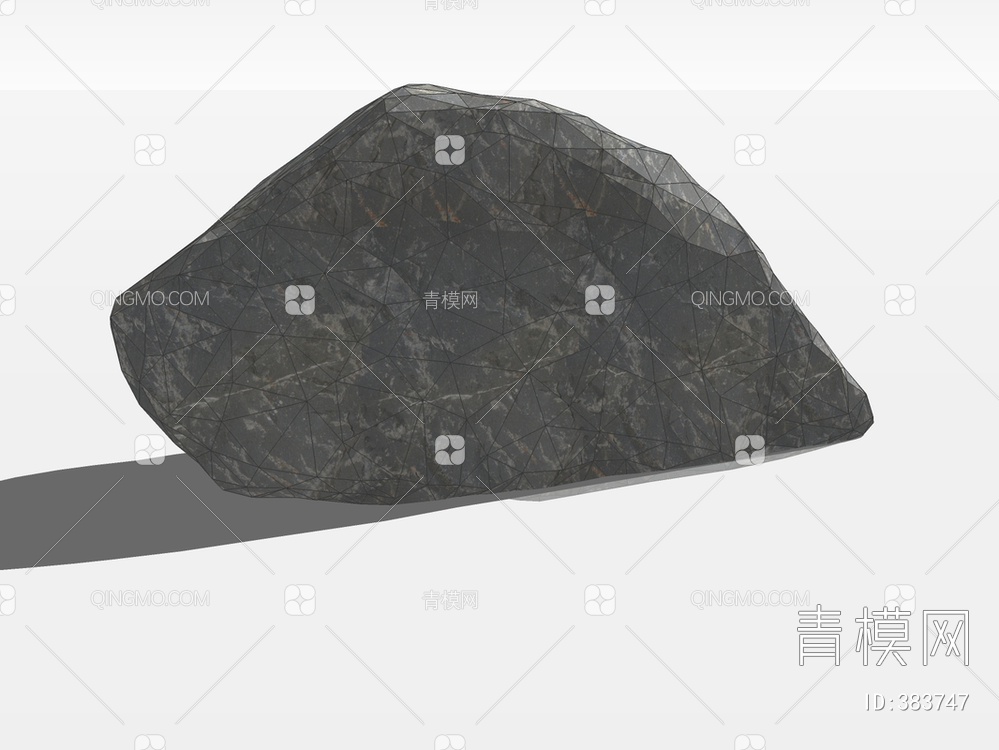 石头SU模型下载【ID:383747】