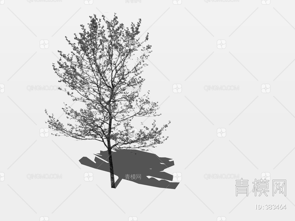 枯树冬季树SU模型下载【ID:383464】