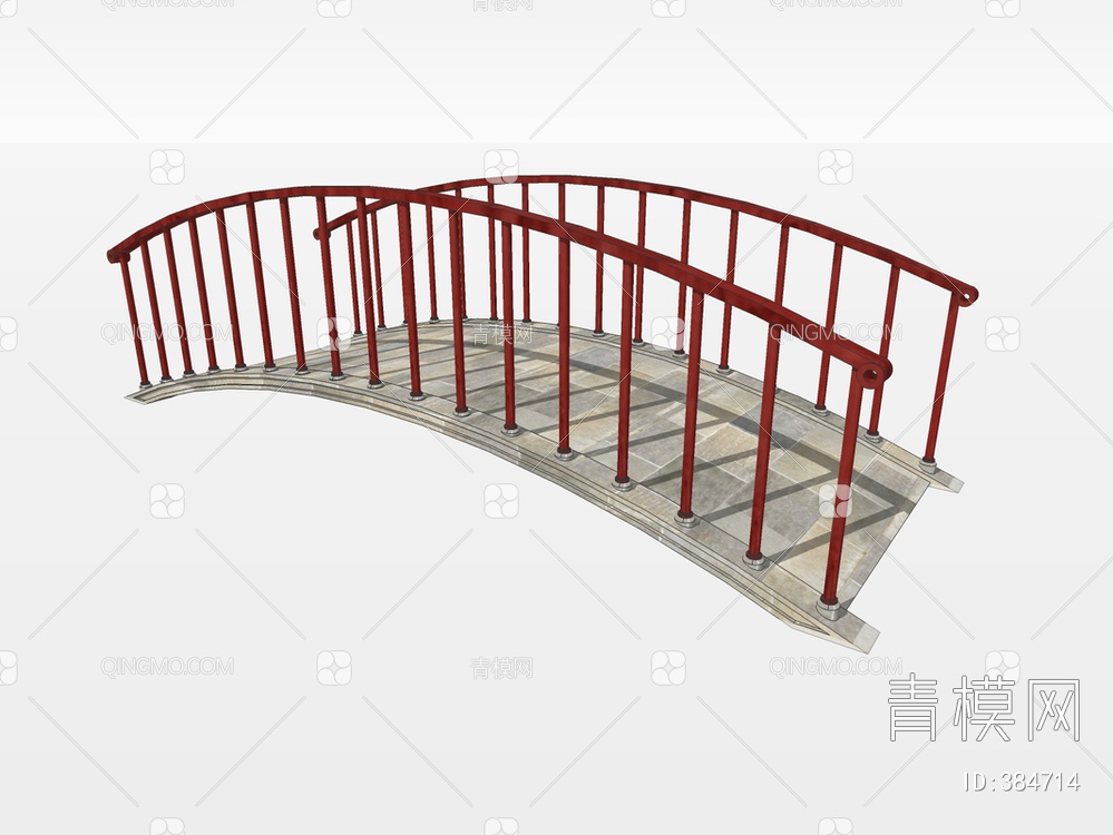 拱桥SU模型下载【ID:384714】