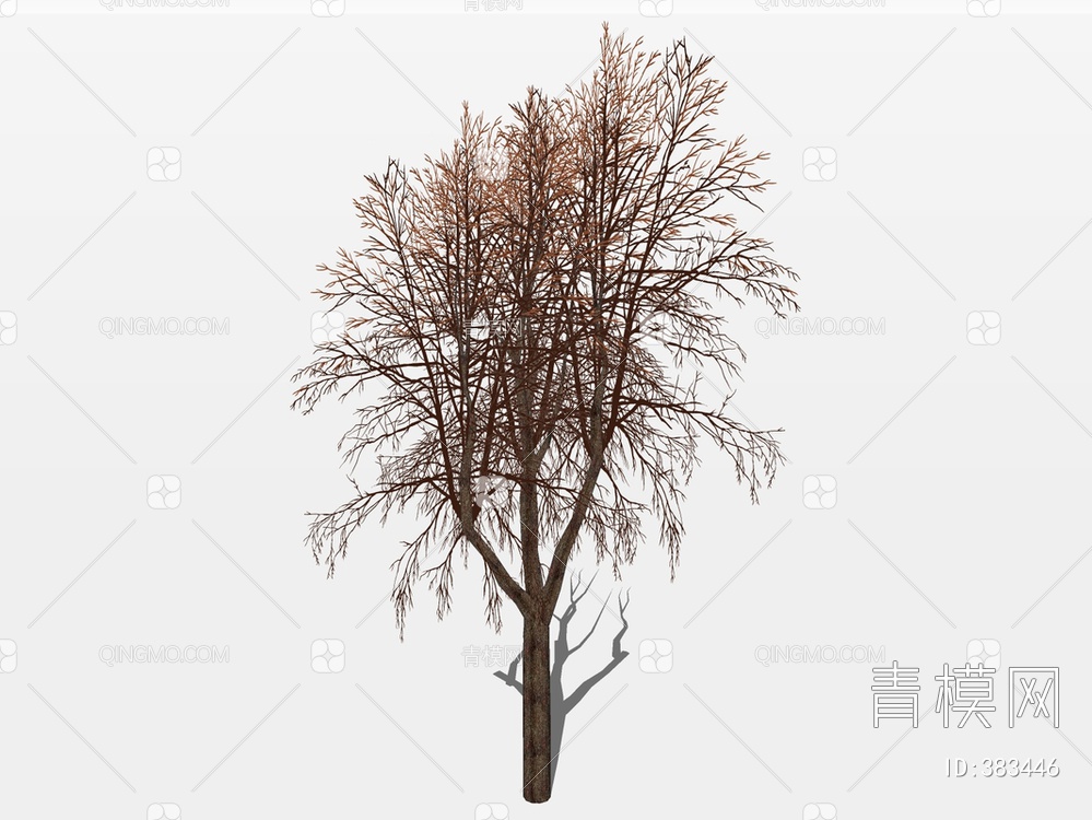 枯树冬季树SU模型下载【ID:383446】
