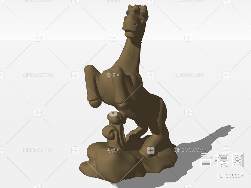马雕塑SU模型下载【ID:385087】
